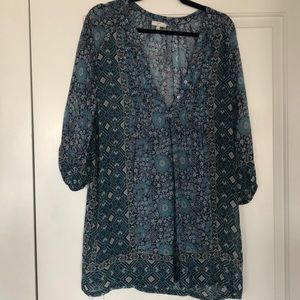 Joie Sheer Aztec Coverup